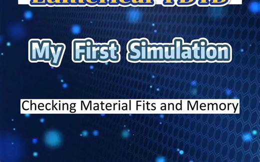 Lumerical FDTD-Checking Material Fits and Memory