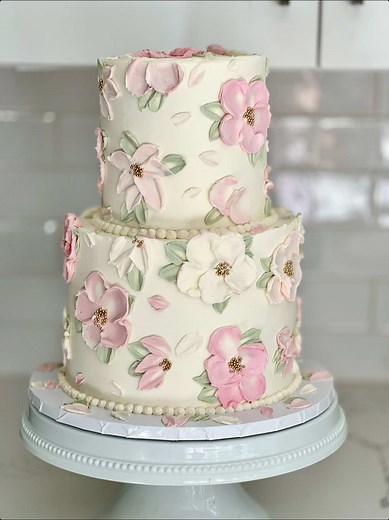 Buttercream Palette Knife Painting Cake: Easy Decorative Technique