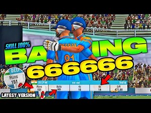 Wcc2 Six Tricks Latest 4.6 2024🔥 | Wcc2 Hard Hitting Trick | Batting Skill 100% 36 Run In Every Over
