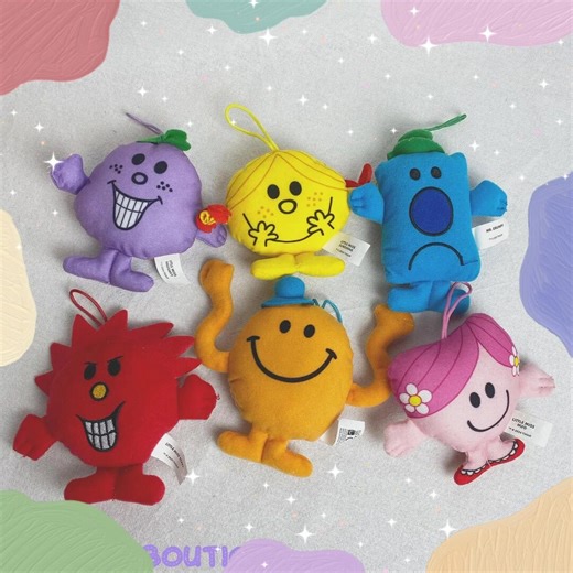 2020s Mcdonalds Mr Men Little Miss Plush Toys *pick Your Own* - Etsy