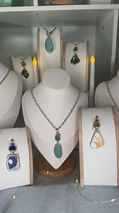 Check out these stunning jewelry pieces!! All available on our website. 💙🤩Seaglass, seashells, sales and more! • • #handcraftedjewelry #marcoisland #oceansoul #oceaninspired #seashells #seaglass #seaglassjewelry #shelljewelry #beachcombers | Ocean Soul