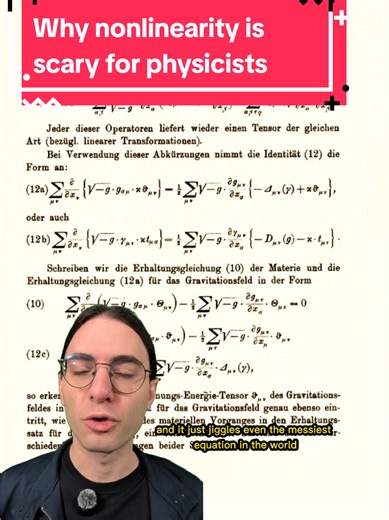 In fact, this is why linear algebra is one of the most useful tools a physicist can have. Once you have linearized a system, linear algebra does the rest. #physics #math #nonlinear #dynamics #explained