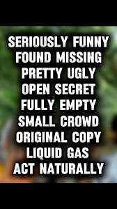 2.5K views · 58 reactions | An oxymoron is a figure of speech in which two seemingly contradictory or opposite words are combined to create a unique or thought-provoking phrase. #oxymoron #englishlearning #englishlanguage #figuresofspeech | Learn with Austin | Facebook