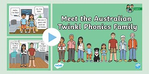 Meet the Twinkl Phonics Family: Level 4 PowerPoint