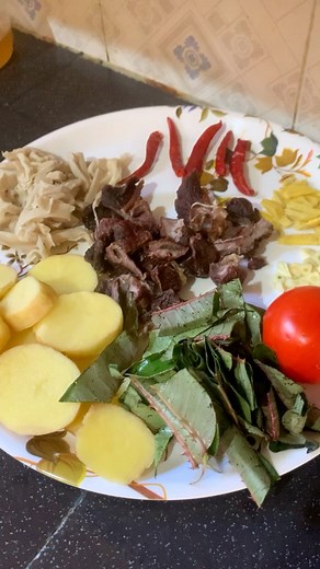 Smoked beef with bamboo shoots, potatoes, and veggies boiled recipe.🍛😋 #fypシ #fypviralシ #beef #cooking #beefboil #boilrecipe #viralreelschallenge | Tribal Foodie Kitchen