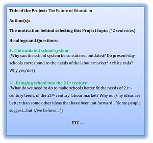 1st Grade - 30.4. -THE FUTURE PROJECT guidelines