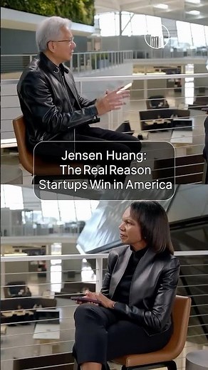Jensen Huang: The Real Reason Startups Win in America