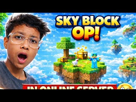 Skyblock Survival Gameplay 🔥 From Nothing to OP! #minecraft