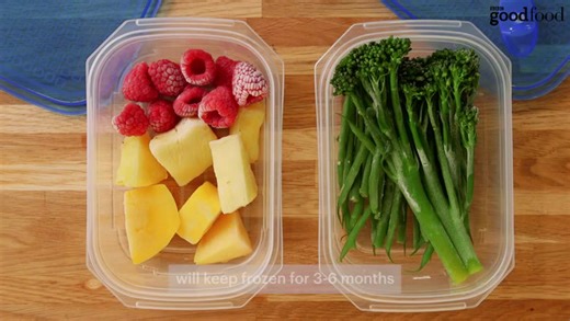 How to freeze fruit and vegetables