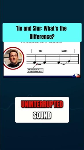 What is the difference between a Tie and a Slur? 🎼
