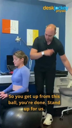 How Should You Use a Exercise ball Chair #shorts