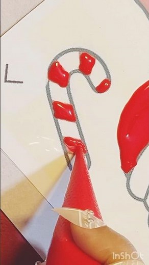 Candy Cane Royal Icing Transfer Tutorial | Easy Christmas Cookie Decoration for Beginners