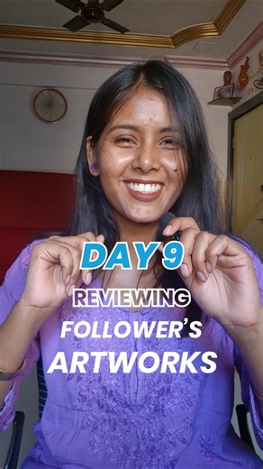 Day 9 of Reviewing My Follower's Artworks♥️