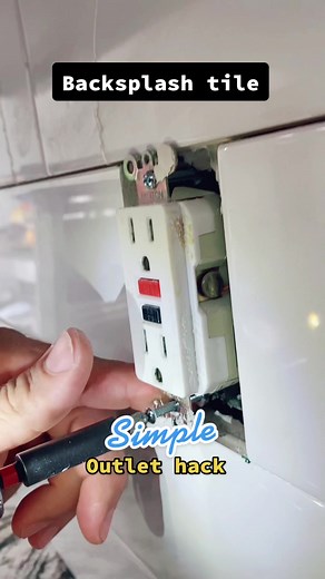 Easy Outlet Hack for Backsplash Tile | DIY Pro Tips