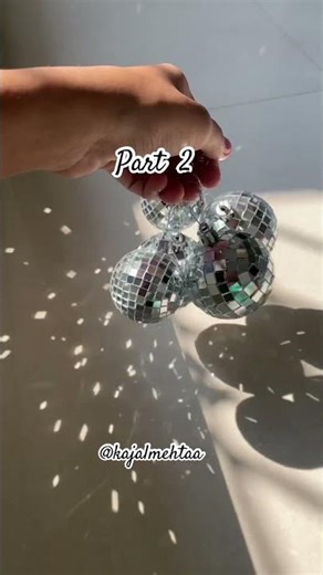 Diy Disco Ball 🪩🎀 | Part 2 #craft #shorts #diy #creative