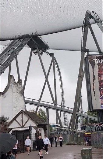 The Swarm Roller Coaster At Thorpe Park