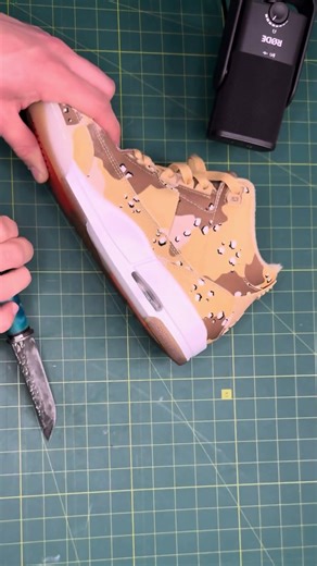 Jordan 3 Air Unit Puncture Test 😳 #sneakers #superpuma #shoes #nikeaj1 #nike #tonysneakers #airmax