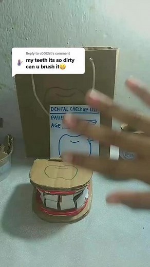 DIY Cardboard Teeth Cleaning Kit Tutorial