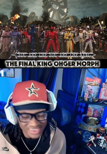 El último rey ohger se transforma en Super Sentai