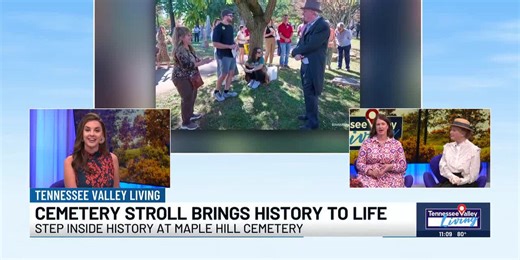 Get in the spirit of the season at the Maple Hill Cemetery Stroll