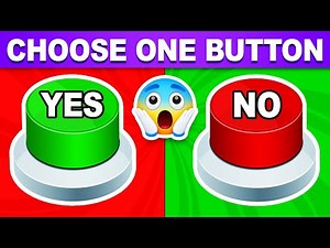 Choose One Button! 😱 YES or NO Challenge 🟢🔴