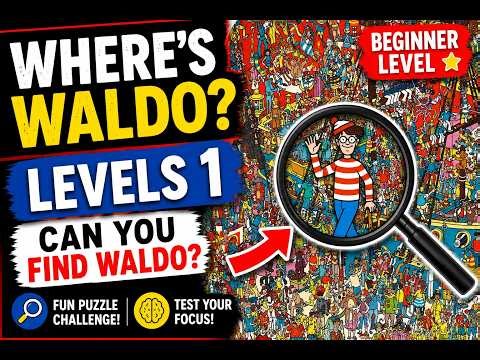 Where’s Waldo Levels 1 – Can You Find Waldo? (Play Online Challenge)