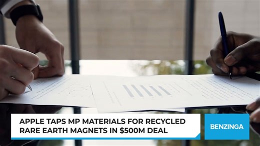 Apple Taps MP Materials For Recycled Rare Earth Magnets In $500M Deal