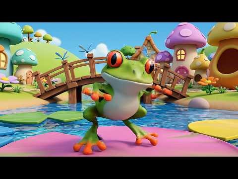 Happy Frog Jumps Ribbit Ribbit Roo | Fun Exercise & Counting Song for Kids