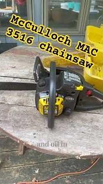 McCulloch Mac 3516 Chainsaw repair part 1 #mcculloch #chainsaw #repair