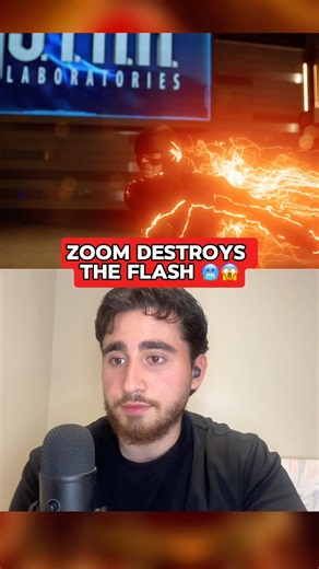 Zoom DESTROYS The Flash 🥶😱 #theflash #cwtheflash #shorts