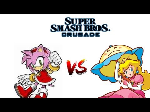 super smash bros cmc v8- amy rose vs princesa peach