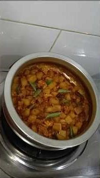 potato prawns / #PrawnCurryWithPotato #TraditionalKeralaCurry