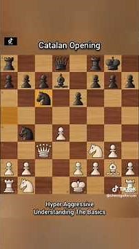 Chess Catalan Opening. ♟️