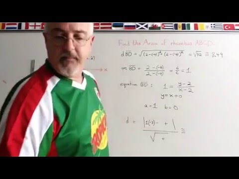 Area of a Polygon given coordinates of vertices