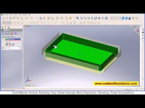 SolidWorks Surface to Solid Tutorial | Thicken & Knit Surface