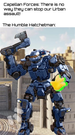 The Humble Hatchetman. #wargaming #battletech
