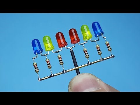 How to make a Running LED Circuit | NE555 IC Projects