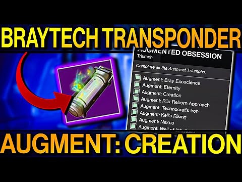 Destiny 2: BRAYTECH TRANSPONDER - Augment: Creation | CREATION Drone Location Guide! (Beyond Light)
