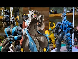 Sculpting Big Mommy Godzilla BIG MUSCLES and extra thicc