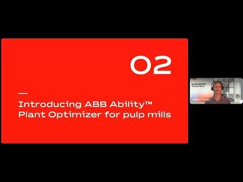 Webinar: ABB Ability™ Plant Optimizer for Pulp Mills