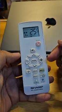 HOW TO USE A SHARP AC REMOTE [Button Functions]