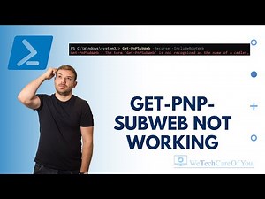 SharePoint PowerShell - The term Get-PnPSubWeb is not recognized ...