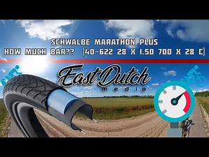 Schwalbe Marathon Plus - how much air-pressure, bar.