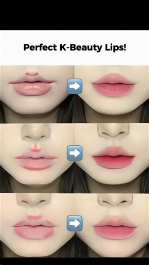 How to Get Korean Gradient Lips-Soft Blur Lip Hack Tutorial #KoreanMakeup #GradientLips #LipHack