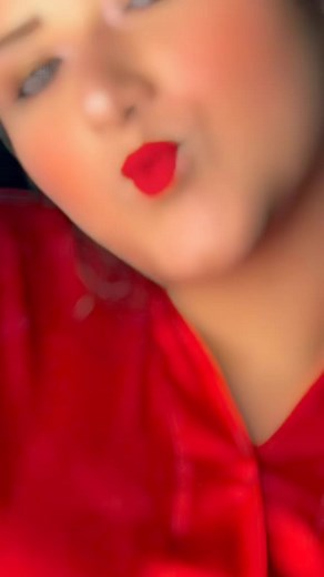 Red Satin Robe Fashion Showcase