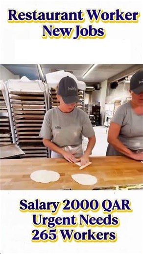 Restaurant Jobs in Kuwait 🇰🇼 | High Salary Gulf Jobs 2026 #job