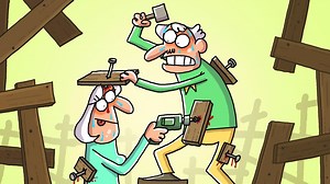 When You Build A Closet With The Wife 😂 #comedy #cartoonbox #memes #animation | Cartoon-Box