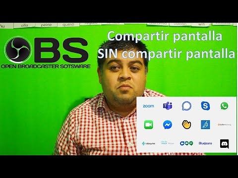 Compartir pantalla con OBS