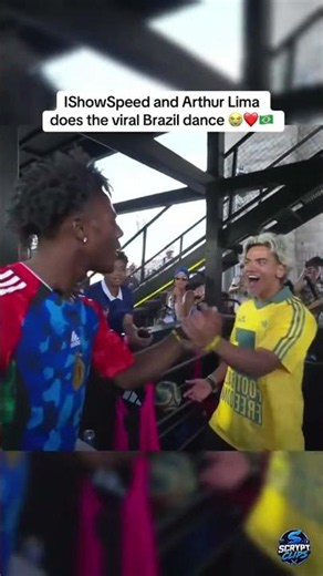 🇧🇷 IShowSpeed And Arthur Lima Do The Viral Brazil Dance! 😂🕺