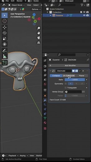 How To Reduce Mesh Polygon Count In Blender